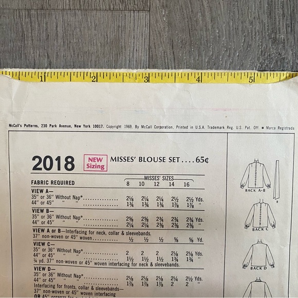 1960S vintage sewing pattern - Picture 4 of 6